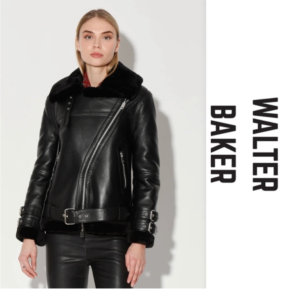 NWT Walter Baker Lamb Leather Jacket